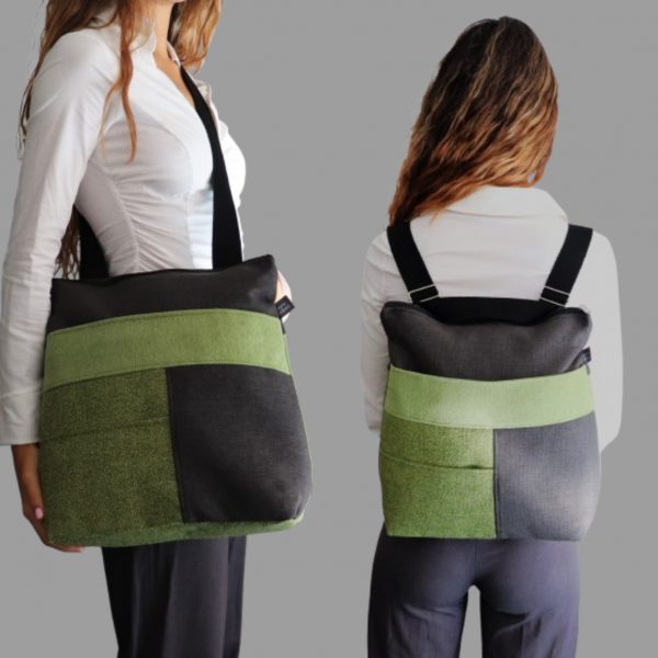 bolso mochila convertible antirobo handmade fet a Barcelona Lara Rabal