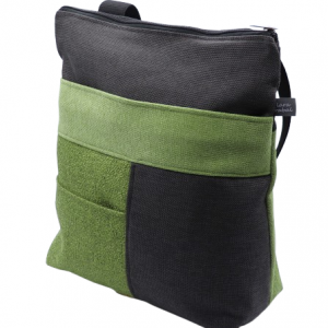 pocket anti-theft convertible backpack handmade green texture Lara Rabal