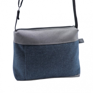 bolso handmade azul textura Lara Rabal