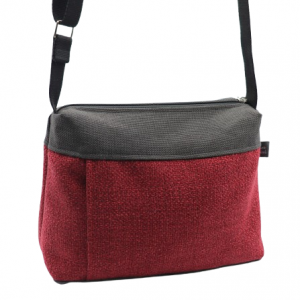 bolso handmade rojo textura Lara Rabal