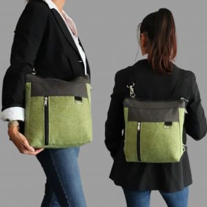 handmade anti-theft convertible backpack pocket made from Barcelonaara Rabal