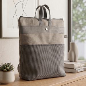 Aura es una mochila amplia y muy cómoda, ideal para llevar todo lo que necesitas en tu día a día. Su gran capacidad permite guardar fácilmente carpetas, libretas y ordenadores portátiles, incluso de gran tamaño. Dispone de un compartimento central muy espacioso que, en su interior, incorpora un bolsillo con cremallera para mantener los objetos más pequeños bien organizados y protegidos. En uno de los laterales encontramos un bolsillo con cierre de clip, práctico para tener a mano aquello que necesitas con mayor frecuencia. En la parte frontal, incorpora un bolsillo con cremallera totalmente oculto bajo una solapa, que aporta un toque discreto y funcional. Para ofrecer una mayor seguridad, la parte posterior, la que queda en contacto con la espalda, cuenta con un bolsillo con cremallera antirrobo, perfecto para guardar objetos personales de forma más segura. La Aura está equipada con correas de algodón ajustables, que se pueden adaptar fácilmente a la longitud que te resulte más cómoda. Además, dispone de asas superiores que permiten colgarla o llevarla cómodamente en la mano cuando lo necesites. Una mochila versátil, cómoda y funcional, con una gran capacidad y diferentes compartimentos pensados para mantenerlo todo bien organizado y seguro.