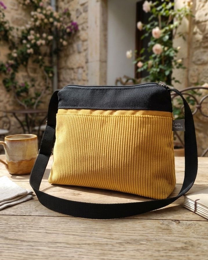 nino ocre bossa de ma, bolso, hecho a mano en Barcelona handmade fet a ma